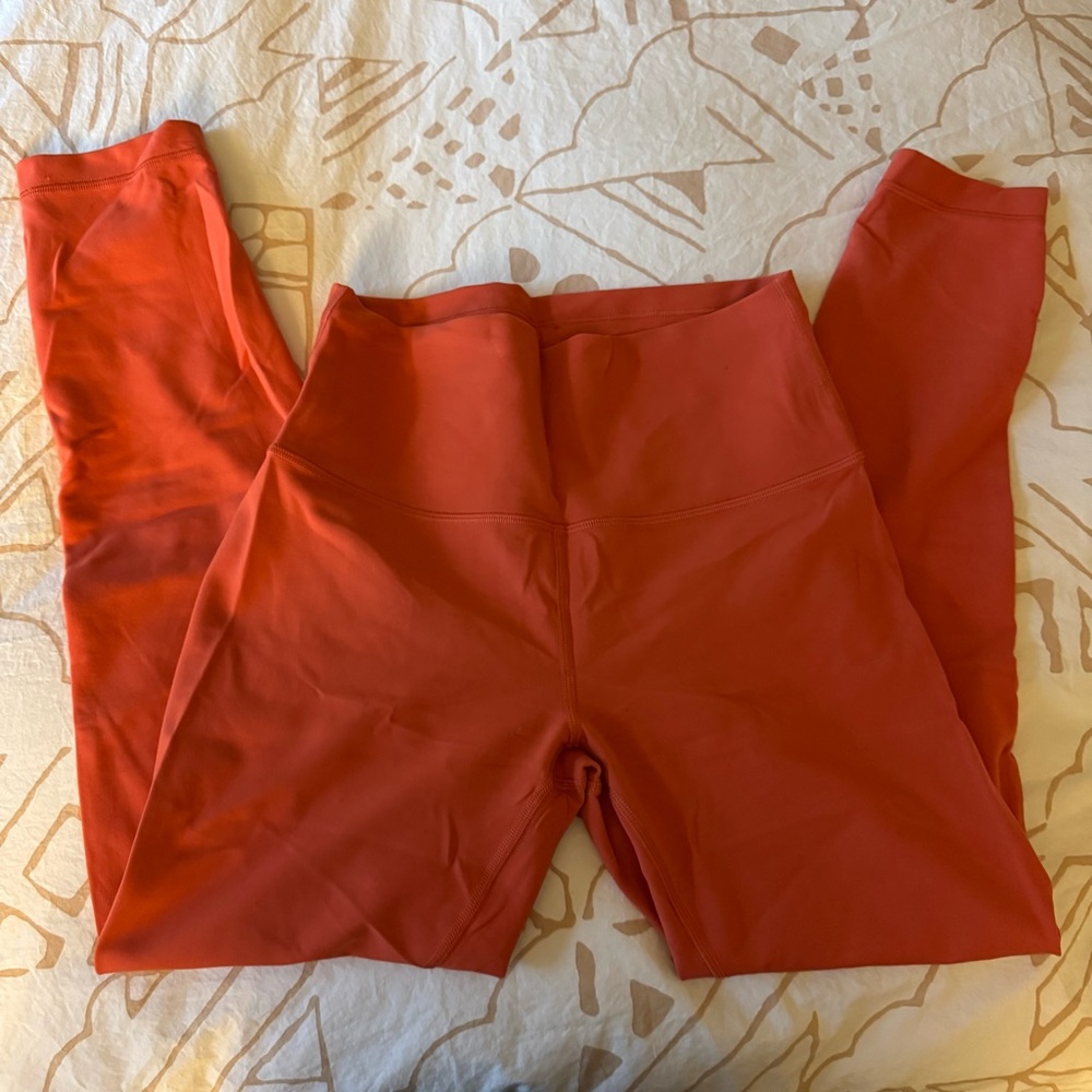 Lululemon Athletica Bold Orange Leggings